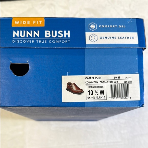 Nunn Bush Cam Moc Toe Slip On -10.5 Wide Width main image 8